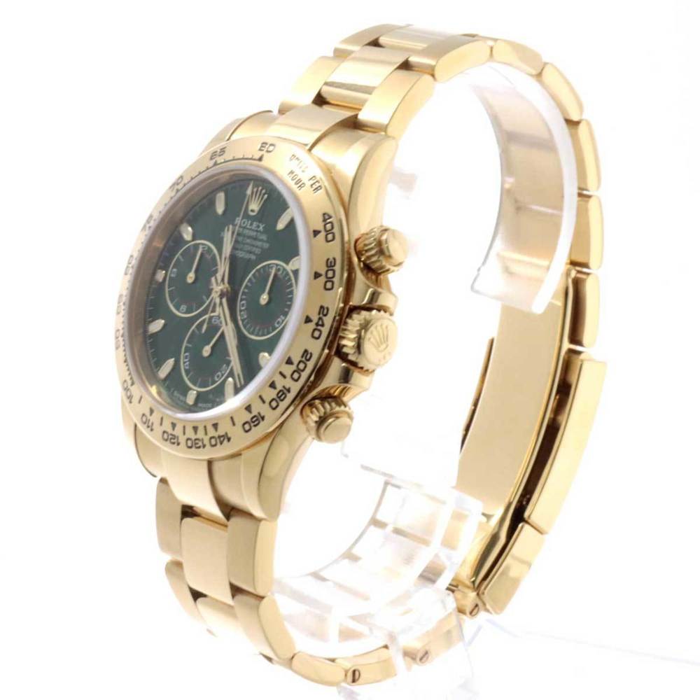 Rolex Daytona 116508 Random Number Roulette Chronograph Men's Watch Green Dia... - Picture 3 of 8